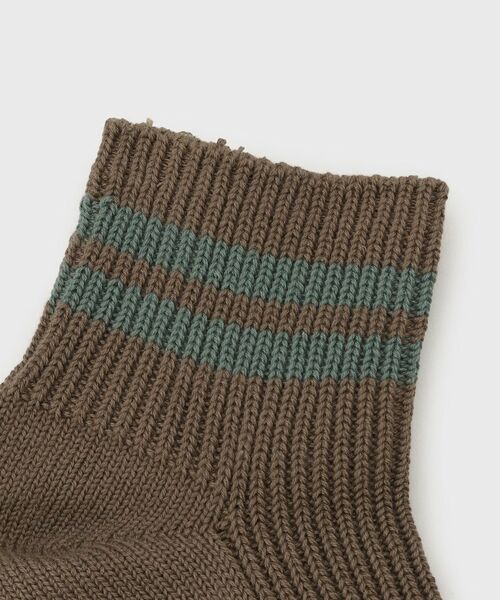 TAKEO KIKUCHI / タケオキクチ ソックス | ラインショートソックス | 詳細2