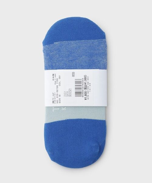 TAKEO KIKUCHI / タケオキクチ ソックス | ミジンボーダーカバーソックス | 詳細2