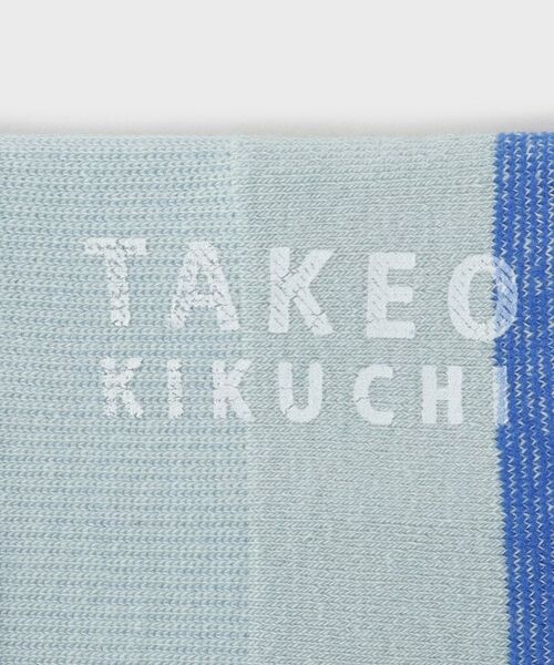 TAKEO KIKUCHI / タケオキクチ ソックス | ミジンボーダーカバーソックス | 詳細5