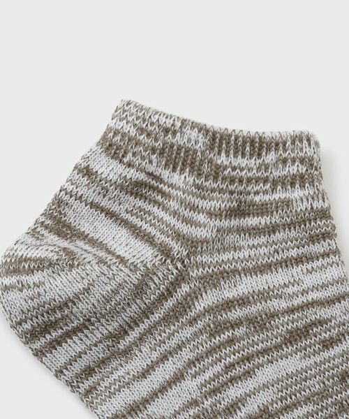 TAKEO KIKUCHI / タケオキクチ ソックス | 綿麻ショートソックス | 詳細3