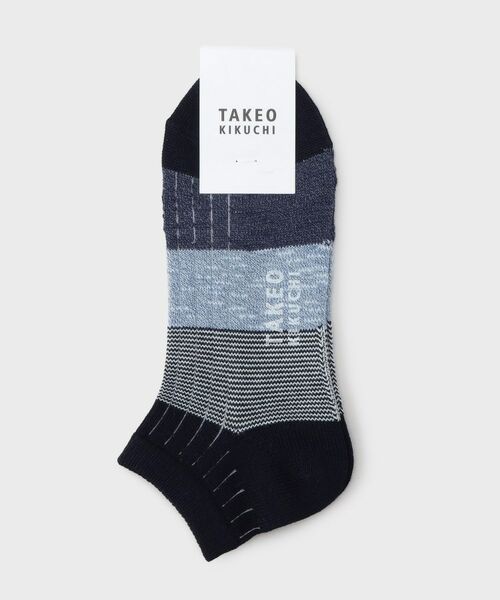 TAKEO KIKUCHI / タケオキクチ ソックス | ミックスボーダーショートソックス | 詳細1