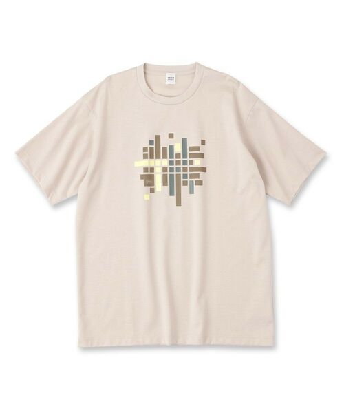 TAKEO KIKUCHI / タケオキクチ Tシャツ | モザイクロゴ ポンチTシャツ | 詳細1