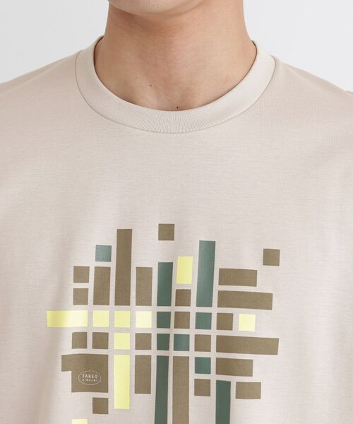 TAKEO KIKUCHI / タケオキクチ Tシャツ | モザイクロゴ ポンチTシャツ | 詳細5