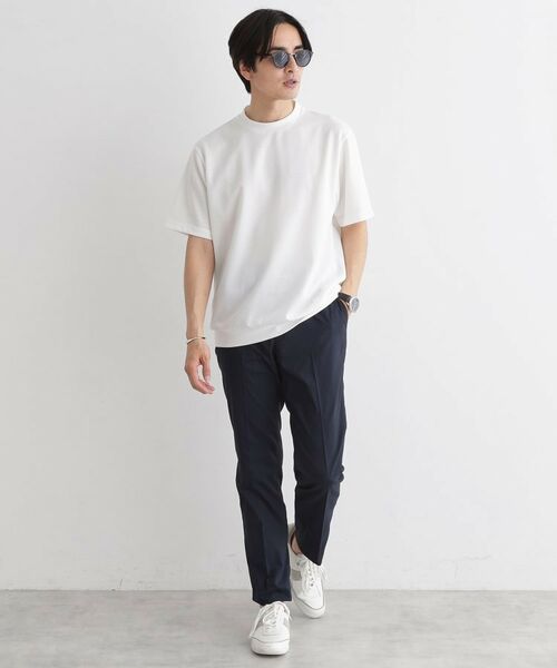 TAKEO KIKUCHI / タケオキクチ カットソー | 【尾州ファブリック】 スライドパズル柄 ポンチ プルオーバー | 詳細11