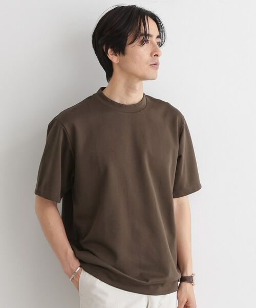 TAKEO KIKUCHI / タケオキクチ カットソー | 【尾州ファブリック】 スライドパズル柄 ポンチ プルオーバー | 詳細14