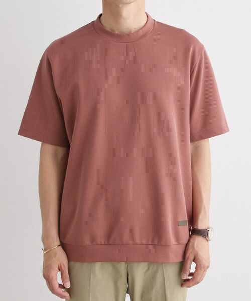 TAKEO KIKUCHI / タケオキクチ カットソー | 【尾州ファブリック】 スライドパズル柄 ポンチ プルオーバー | 詳細2