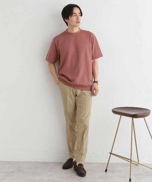 TAKEO KIKUCHI / タケオキクチ カットソー | 【尾州ファブリック】 スライドパズル柄 ポンチ プルオーバー | 詳細23