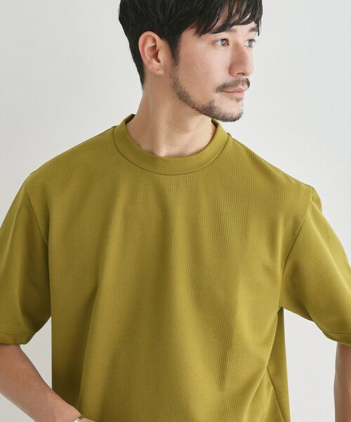 TAKEO KIKUCHI / タケオキクチ カットソー | 【尾州ファブリック】 スライドパズル柄 ポンチ プルオーバー | 詳細25