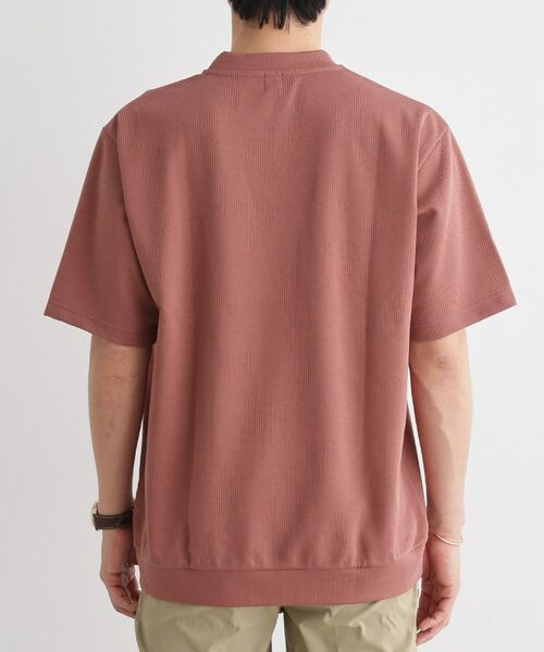 TAKEO KIKUCHI / タケオキクチ カットソー | 【尾州ファブリック】 スライドパズル柄 ポンチ プルオーバー | 詳細4