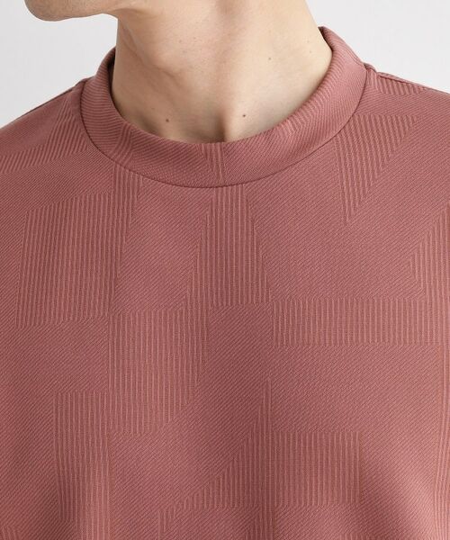 TAKEO KIKUCHI / タケオキクチ カットソー | 【尾州ファブリック】 スライドパズル柄 ポンチ プルオーバー | 詳細5