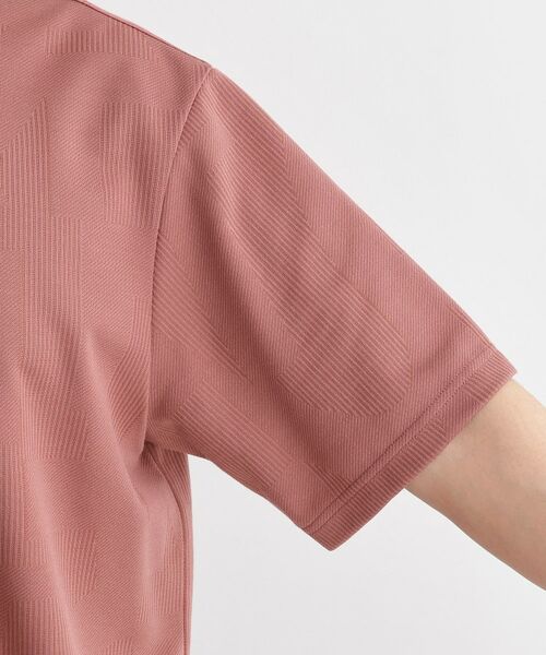 TAKEO KIKUCHI / タケオキクチ カットソー | 【尾州ファブリック】 スライドパズル柄 ポンチ プルオーバー | 詳細6