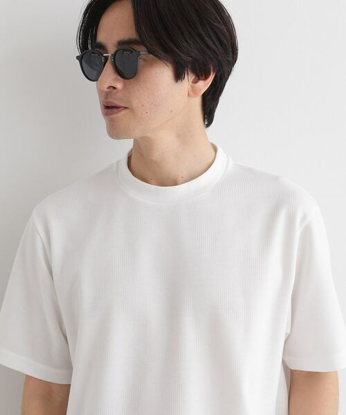 TAKEO KIKUCHI / タケオキクチ カットソー | 【尾州ファブリック】 スライドパズル柄 ポンチ プルオーバー | 詳細9