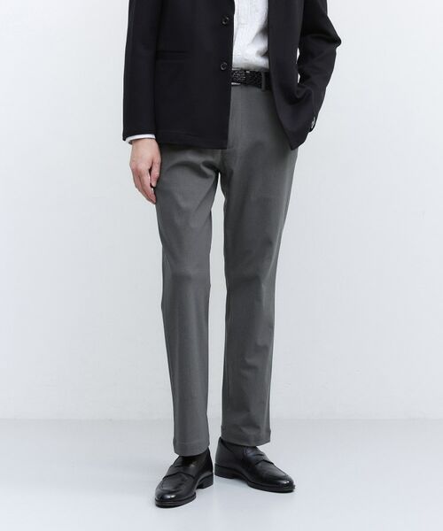 TAKEO KIKUCHI/タケオキクチ サイドゴアウエスト ストレートパンツ チャコールグレー(014) 03(L) TAKEO KIKUCHI/タケオキクチ サイドゴアウエスト ストレートパンツ チャコールグレー(014) 03(L)