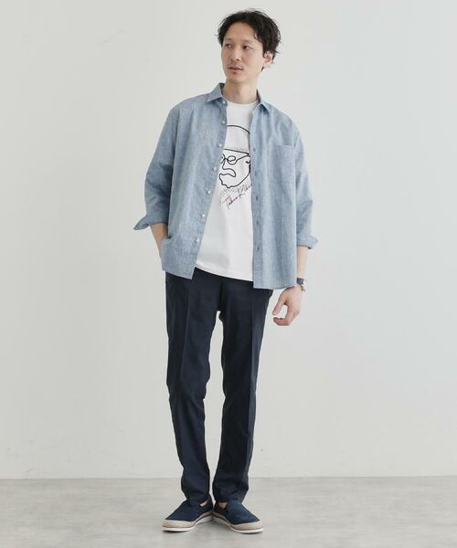 TAKEO KIKUCHI / タケオキクチ パンツ | サイドゴアウエスト ストレートパンツ | 詳細13