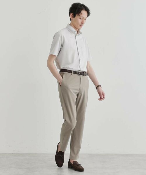 TAKEO KIKUCHI / タケオキクチ パンツ | サイドゴアウエスト ストレートパンツ | 詳細23