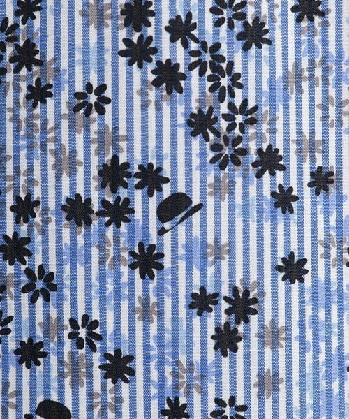 TAKEO KIKUCHI / タケオキクチ シャツ・ブラウス | ストライプ小花プリント 半袖シャツ | 詳細22