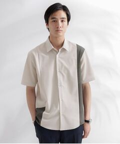 TAKEO KIKUCHI / タケオキクチ シャツ・ブラウス | サイド切り替え 半袖シャツ