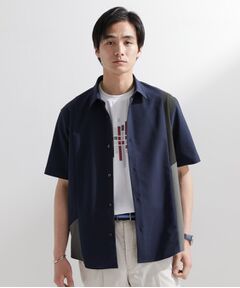 TAKEO KIKUCHI / タケオキクチ シャツ・ブラウス | サイド切り替え 半袖シャツ