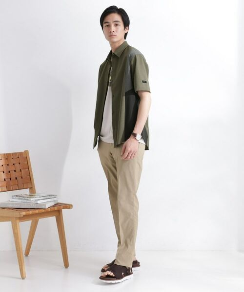 TAKEO KIKUCHI / タケオキクチ シャツ・ブラウス | サイド切り替え 半袖シャツ | 詳細16