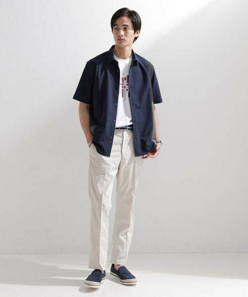 TAKEO KIKUCHI / タケオキクチ シャツ・ブラウス | サイド切り替え 半袖シャツ | 詳細20