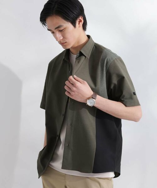 TAKEO KIKUCHI / タケオキクチ シャツ・ブラウス | サイド切り替え 半袖シャツ | 詳細22