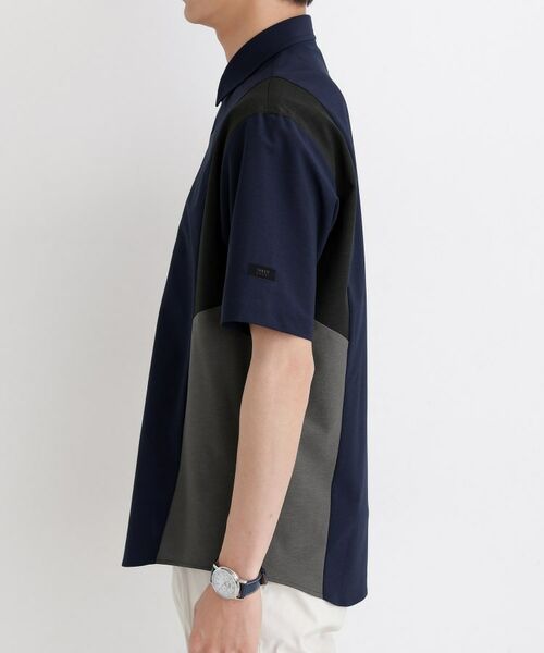 TAKEO KIKUCHI / タケオキクチ シャツ・ブラウス | サイド切り替え 半袖シャツ | 詳細3