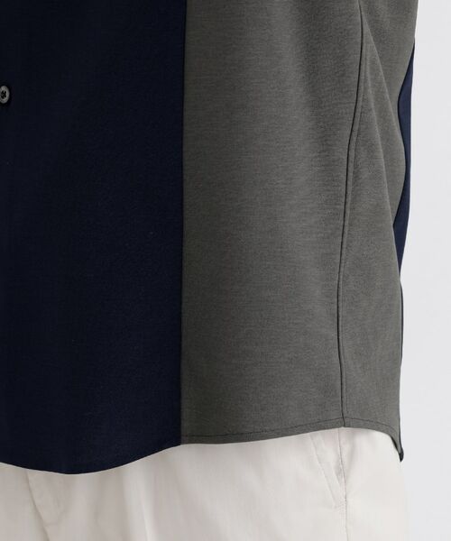 TAKEO KIKUCHI / タケオキクチ シャツ・ブラウス | サイド切り替え 半袖シャツ | 詳細7