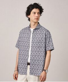 TAKEO KIKUCHI / タケオキクチ シャツ・ブラウス | マイクロパズル柄 半袖シャツ