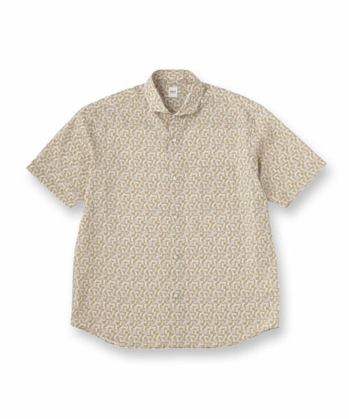 TAKEO KIKUCHI / タケオキクチ シャツ・ブラウス | マイクロパズル柄 半袖シャツ | 詳細1