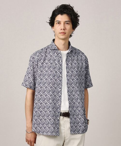 TAKEO KIKUCHI / タケオキクチ シャツ・ブラウス | マイクロパズル柄 半袖シャツ | 詳細10