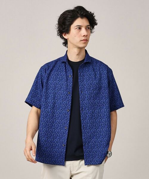 TAKEO KIKUCHI / タケオキクチ シャツ・ブラウス | マイクロパズル柄 半袖シャツ | 詳細18