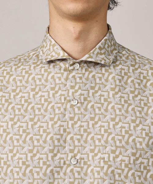 TAKEO KIKUCHI / タケオキクチ シャツ・ブラウス | マイクロパズル柄 半袖シャツ | 詳細5