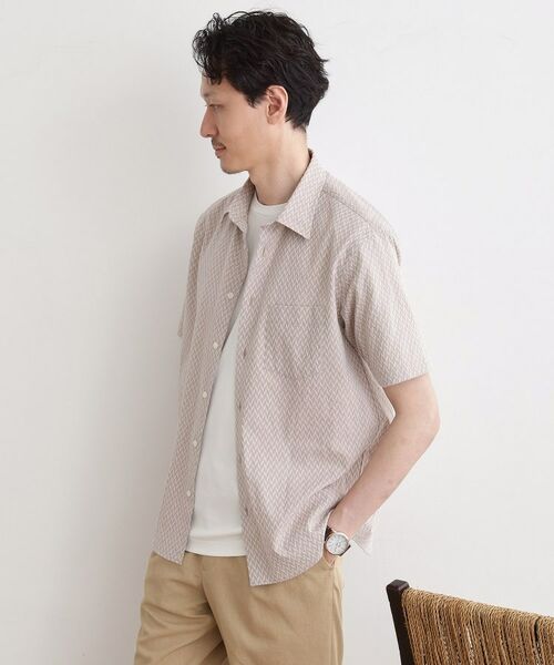 TAKEO KIKUCHI / タケオキクチ シャツ・ブラウス | 【播州織り】ドビーストレッチシャツ | 詳細16