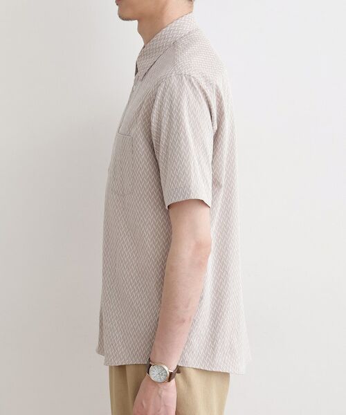 TAKEO KIKUCHI / タケオキクチ シャツ・ブラウス | 【播州織り】ドビーストレッチシャツ | 詳細3