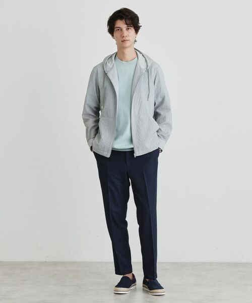 TAKEO KIKUCHI / タケオキクチ パーカー | 【軽羽織】リップル プリント シャツパーカ | 詳細12