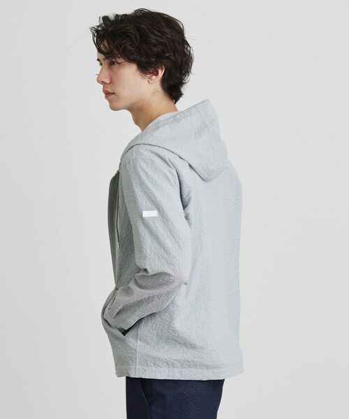 TAKEO KIKUCHI / タケオキクチ パーカー | 【軽羽織】リップル プリント シャツパーカ | 詳細14