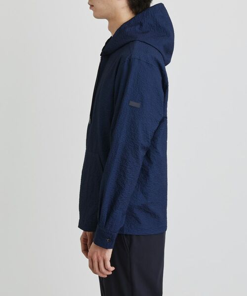 TAKEO KIKUCHI / タケオキクチ パーカー | 【軽羽織】リップル プリント シャツパーカ | 詳細3