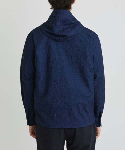 TAKEO KIKUCHI / タケオキクチ パーカー | 【軽羽織】リップル プリント シャツパーカ | 詳細4