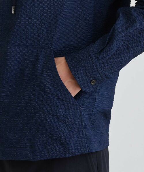 TAKEO KIKUCHI / タケオキクチ パーカー | 【軽羽織】リップル プリント シャツパーカ | 詳細7