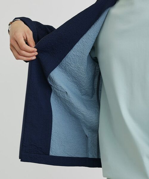 TAKEO KIKUCHI / タケオキクチ パーカー | 【軽羽織】リップル プリント シャツパーカ | 詳細8