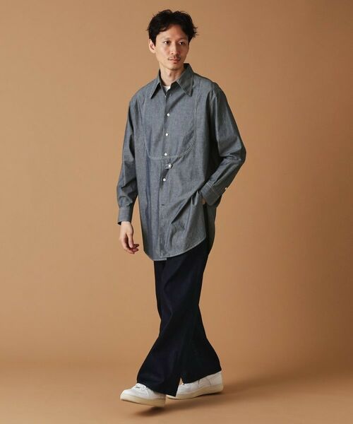 TAKEO KIKUCHI / タケオキクチ Tシャツ | 525DENIMチュニックシャツ | 詳細10