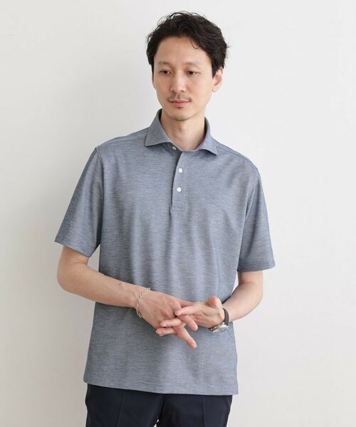 TAKEO KIKUCHI/タケオキクチ ドライカノコ ポロシャツ ブルー(092) 04(LL) TAKEO KIKUCHI/タケオキクチ ドライカノコ ポロシャツ ブルー(092) 04(LL)