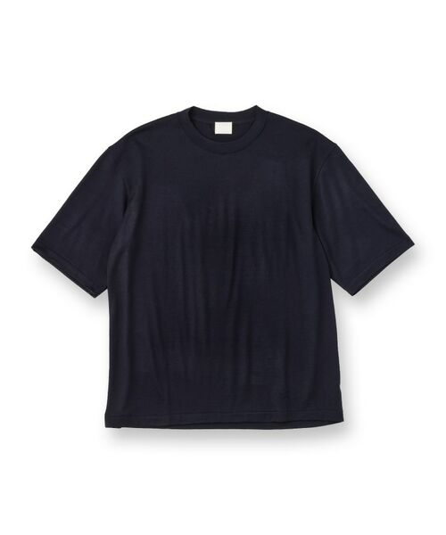 TAKEO KIKUCHI / タケオキクチ Tシャツ | 【THE FLAGSHIP】メリノウール天竺Tシャツ | 詳細1
