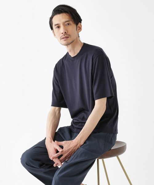 TAKEO KIKUCHI / タケオキクチ Tシャツ | 【THE FLAGSHIP】メリノウール天竺Tシャツ | 詳細11