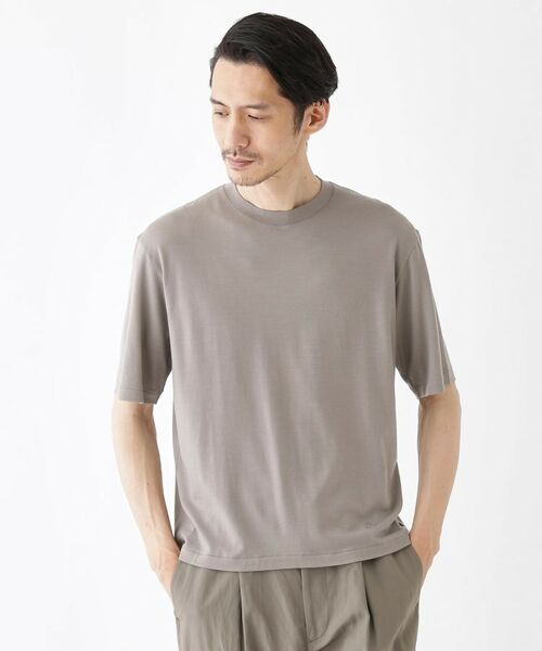 TAKEO KIKUCHI / タケオキクチ Tシャツ | 【THE FLAGSHIP】メリノウール天竺Tシャツ | 詳細8