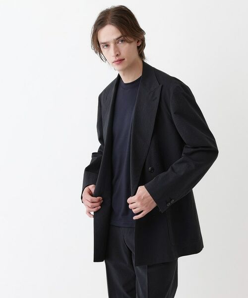 TAKEO KIKUCHI / タケオキクチ テーラードジャケット | 【THE FLAGSHIP】サッカー2wayストレッチ ジャケット | 詳細13