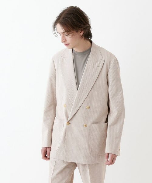 TAKEO KIKUCHI / タケオキクチ テーラードジャケット | 【THE FLAGSHIP】サッカー2wayストレッチ ジャケット | 詳細17