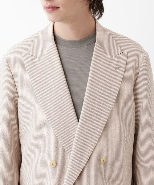 TAKEO KIKUCHI / タケオキクチ テーラードジャケット | 【THE FLAGSHIP】サッカー2wayストレッチ ジャケット | 詳細5