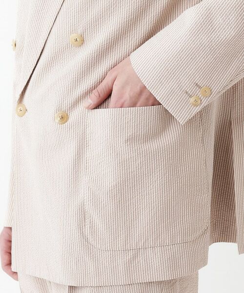 TAKEO KIKUCHI / タケオキクチ テーラードジャケット | 【THE FLAGSHIP】サッカー2wayストレッチ ジャケット | 詳細8