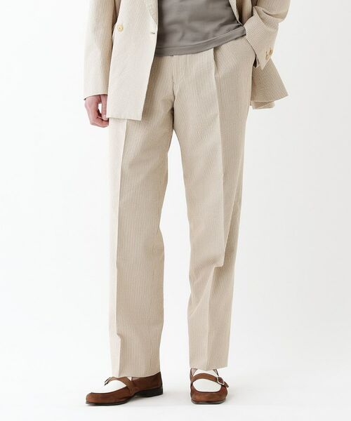 TAKEO KIKUCHI/タケオキクチ 【THE FLAGSHIP】サッカー2WAYストレッチ パンツ ベージュ(352) 03(L) TAKEO KIKUCHI/タケオキクチ 【THE FLAGSHIP】サッカー2WAYストレッチ パンツ ベージュ(352) 03(L)